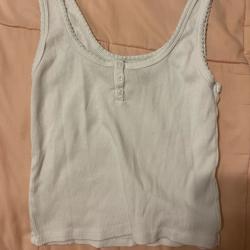 white forever 21 tank